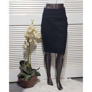 Spanx Women’s The Perfect Black Pencil Skirt Ponte Stretch  Size Medium 2886